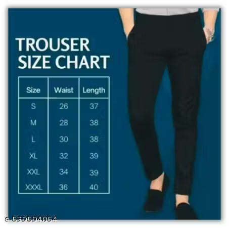 Grey Formal Trousers - Slim Fit Dress Pants