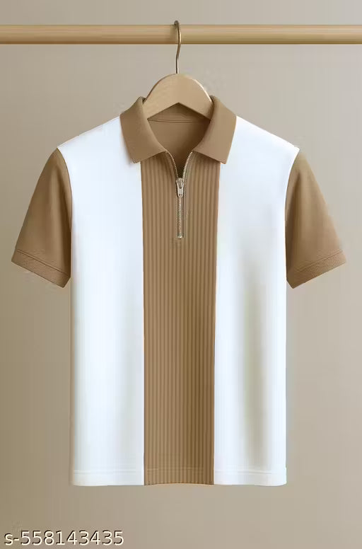 Color Block Polo Shirt