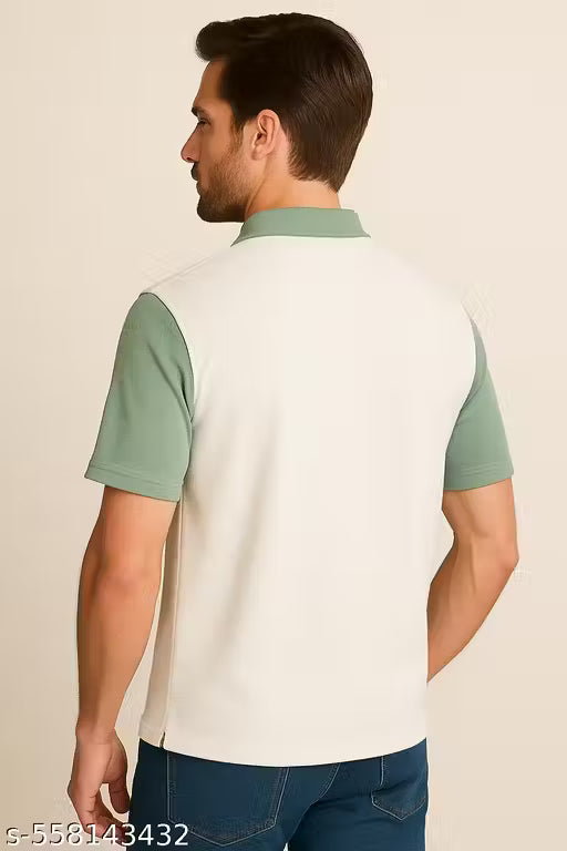 Color Block Polo Shirt