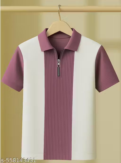 Color Block Polo Shirt