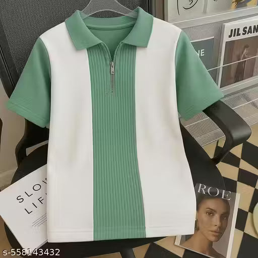 Color Block Polo Shirt