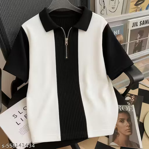 Color Block Polo Shirt