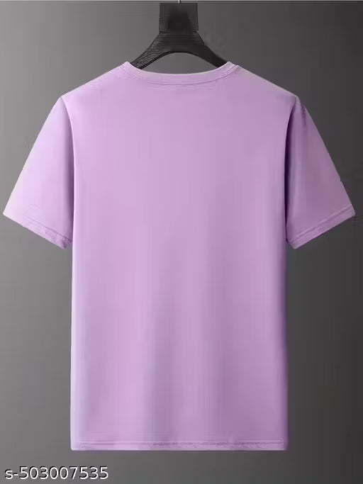 Purple Hi Graphic T-Shirt - Trendy Casual Wear