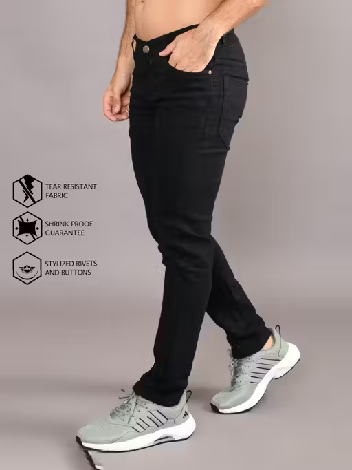 Men’s Slim-Fit Stretch Denim Jeans - Image 3