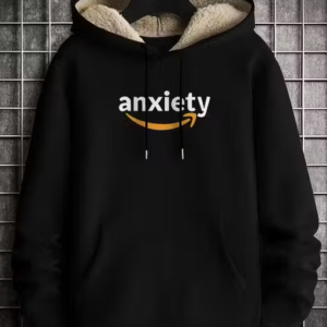 Anxiety Graphic Pullover Hoodie
