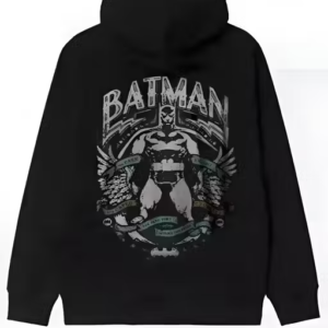 Batman Logo Graphic Pullover Hoodie
