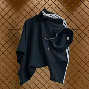 Premium White Textured Sweatshirt