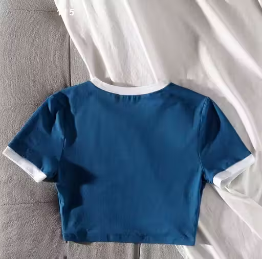 Urban blue crop Top - Image 3