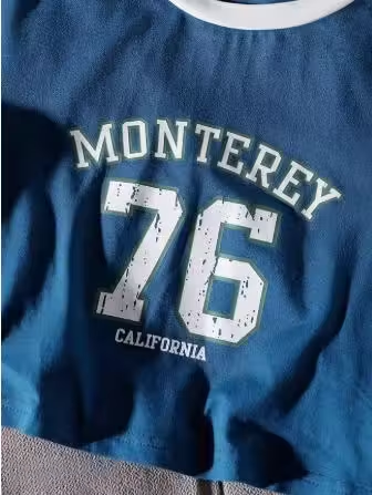 Urban blue crop Top - Image 2