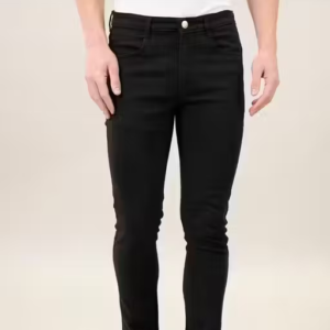 Men’s Slim-Fit Stretch Denim Jeans – Black